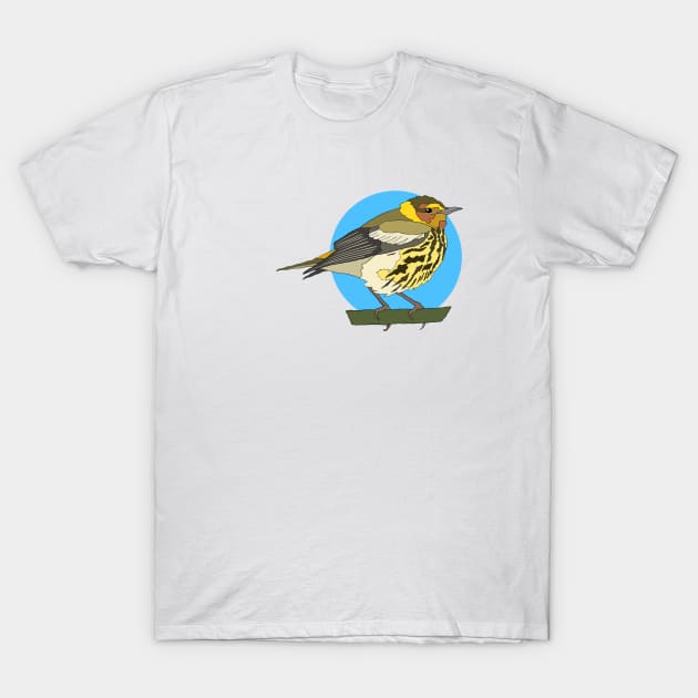 Cape May Warbler T-Shirt by New World Aster 